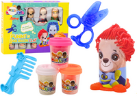 Zestaw Kreatywny Ciastolina Ludziki Salon Fryzjerski Akcesoria