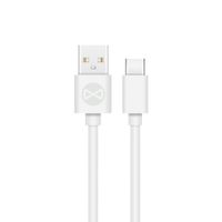 Forever kabel USB - USB-C 1,0 m 3A biały