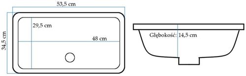 Umywalka Ceramiczna Lily na Arena.pl