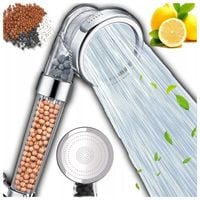 SŁUCHAWKA PRYSZNICOWA GŁOWICA Z FILTREM WODY JONIZUJĄCA Z KULKAMI