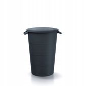 Kosz ogrodowy pojemnik na odpady Smooth 80L czarny