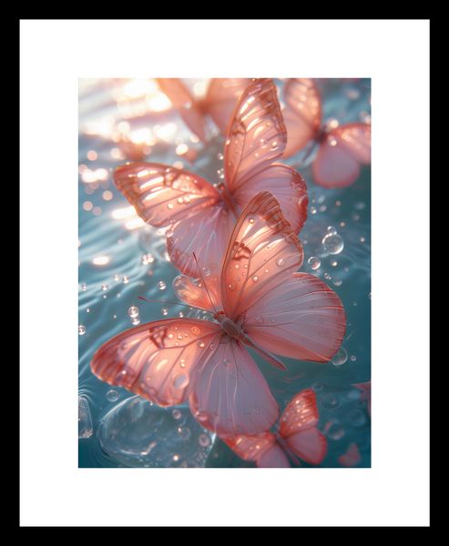 Plakat 15x20cm Świetliste Motyle zdjęcie 3