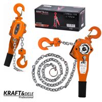 Ręczna wciągarka dźwigniowa 750 kg 2m kraft&dele KD3503