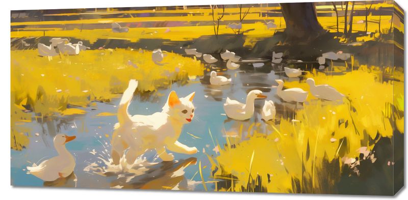 Obraz 100x50cm Słońce na Wsi zdjęcie 1