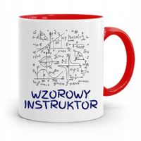 Dla Instruktora Prawa Jazdy Kubek Czerwony Prezent Z Nadrukiem Ze Zdjęciem