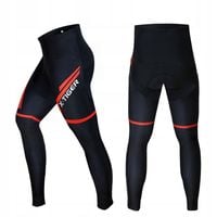 SPODNIE NA ROWER DŁUGIE MĘSKIE TERMOAKTYWNE ŻELOWE