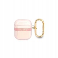 Guess GUA2HHTSP AirPods cover różowy/pink Strap Co