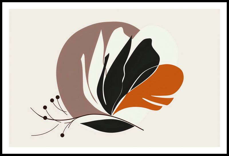 Plakat 91,5x60cm Elegancja Roślinna zdjęcie 3