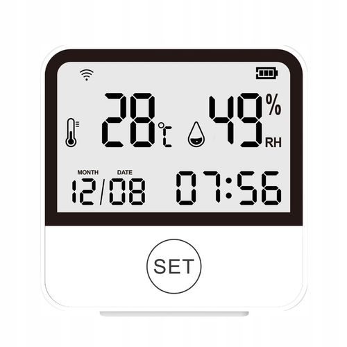 Stacja pogodowa WiFi Termometr Higrometr ZDALNY DOSTĘP Zegar Aplikacja na Arena.pl