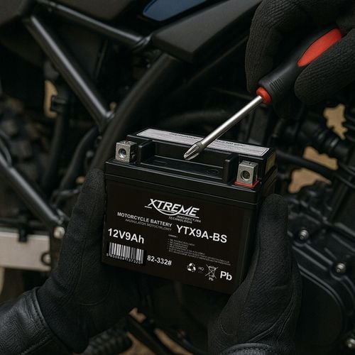 AKUMULATOR MOTOCYKLOWY XTREME 12V 9Ah WYMIAR 8Ah BEZOBSŁUGOWY SKUTER MOTOR na Arena.pl