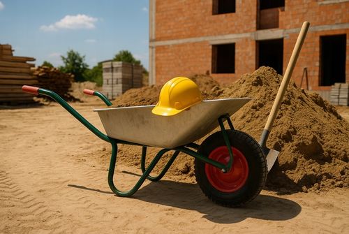 KOŁO KÓŁKO DO TACZKI WÓZKA MOCNE 260x85MM 3,00/4 Z DĘTKĄ POMPOWANE na Arena.pl