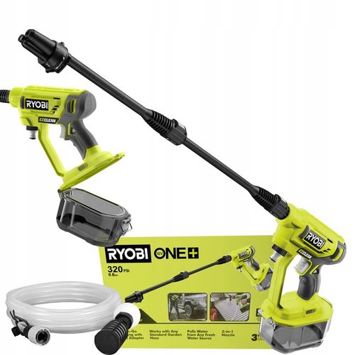 RYOBI AKUMULATOROWA MYJKA ciśnieniowa PISTOLET RY18PW22A 22BAR LANCA na Arena.pl