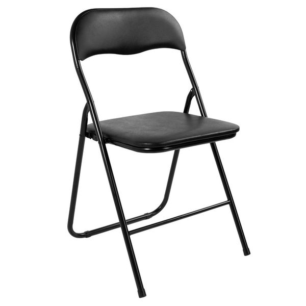 Krzesło składane BASICO czarne zdjęcie 5
