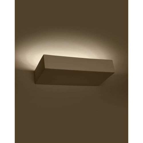 Prostokątny kinkiet ceramiczny SL.0836 do sypialni biały na Arena.pl