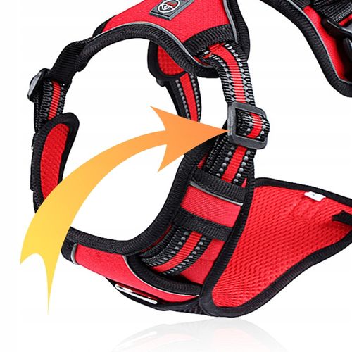 SZELKI BEZUCISKOWE typu GUARD dla psa ELITE L red na Arena.pl