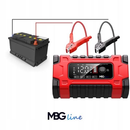 Mocny Inteligentny Prostownik Samochodowy Ładowarka Akumulatora 24V 12V 10A na Arena.pl