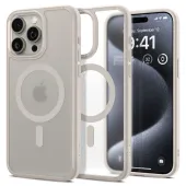 spigen ultra hybrid mag magsafe iphone 15 pro frost natural titanium