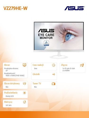 Monitor 27 VZ279HE-W na Arena.pl