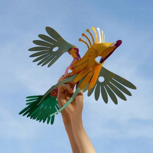 CLIXO CL-0149 Tropikalne Ptaki Kretywne magnetyczne klocki konstrukcyjne na Arena.pl