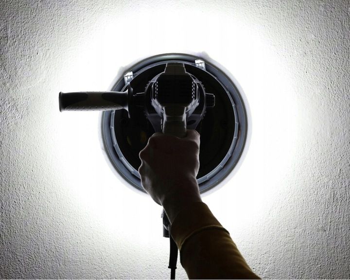 SZLIFIERKA DO GIPSU GŁADZI TYNKÓW PAPIER LED zdjęcie 15