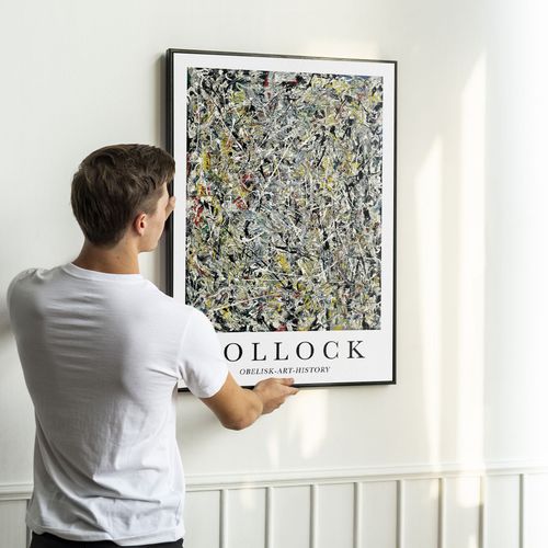 Plakat cyfrowy do wydruku pollock abstrakcja na Arena.pl