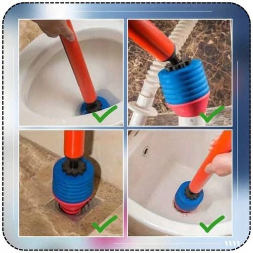 PRZEPYCHACZ DO RUR DO UDRAŻNIANIA KANALIZACJI POMPKA WC SYFONÓW ZLEWU na Arena.pl