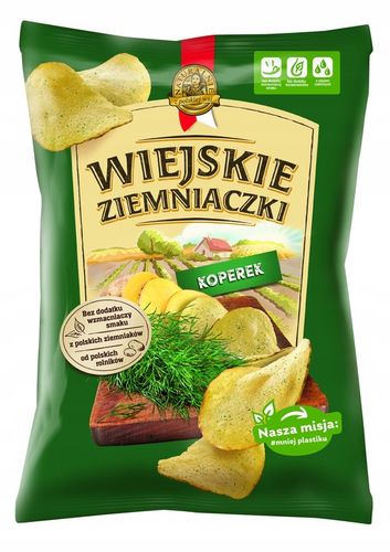 Zestaw Chipsy Wiejskie Ziemniaczki MIX 6+1 Gratis (7x130g) na Arena.pl