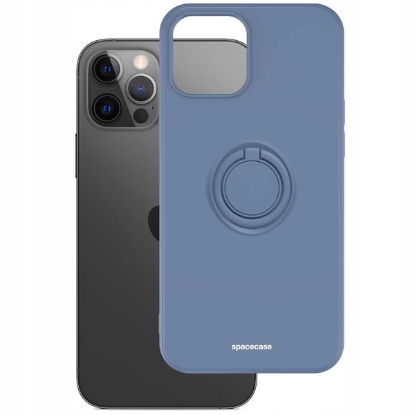 Spacecase Silicone Ring Iphone 12 Pro Max Blue zdjęcie 2