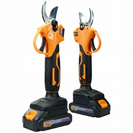 SEKATOR AKUMULATOROWY DO KRZEWÓW GAŁĘZI 30mm 21V + 2 X AKU 2Ah i Ładowarka zdjęcie 13