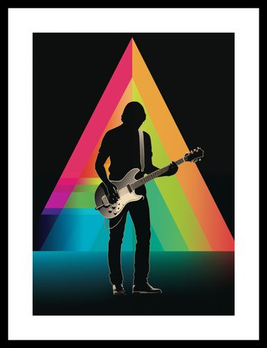 Plakat 25x35cm Pryzmat przez Gitarę na Arena.pl