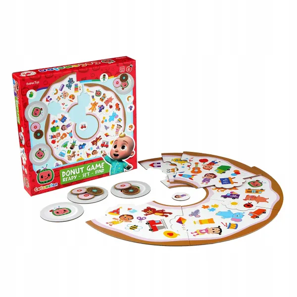 Puzzle, Gra Planszowa, Cocomelon, Pączki, 64 el. zdjęcie 4