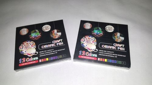 Pisaki do malowania ceramiki 12 kolorów RATEL na Arena.pl