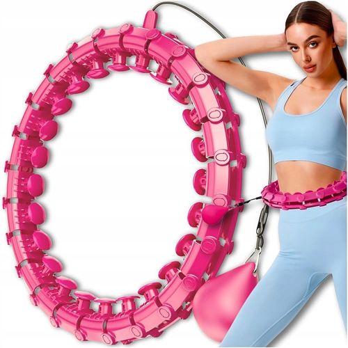 HULA HOP Z OBCIĄŻENIEM Odchudzające Obciążnikiem Smart z Wypustkami HULAHOP na Arena.pl