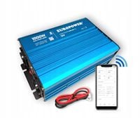 EUROPOWER 12V 230V 1000W PRZETWORNICA SAMOCHODOWA PURE SIN DC/AC BLUETOOTH