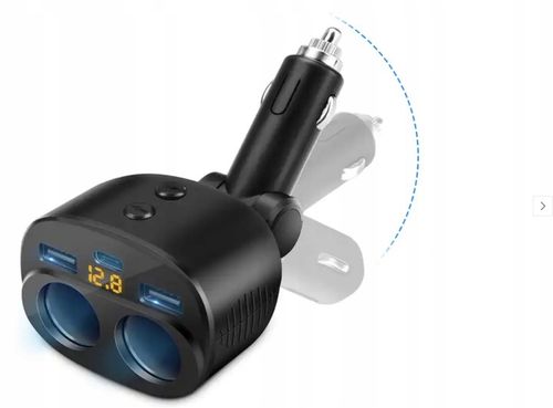 M.Tacho Rozgałęźnik/Rozdzielacz USB 12/24V|2 x USB|2 x zaplnicz|1 x USB-C na Arena.pl