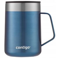 KUBEK TERMICZNY CONTIGO STREETERVILLE 420 ml na KAWĘ HERBATĘ NIEBIESKI