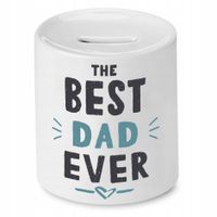 Skarbonka Dla Taty The Best Dad Ever Prezent Z Nadrukiem Ze Zdjęciem