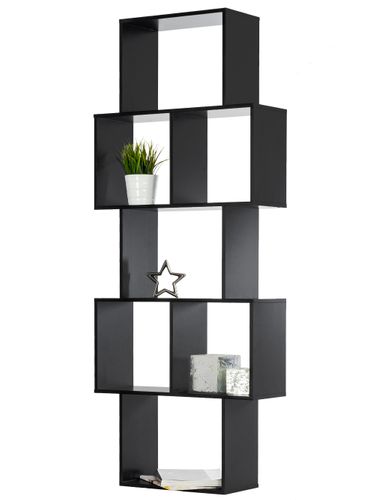 PÓŁKA WISZĄCA ŚCIENNA REGAŁ CZARNA na Arena.pl