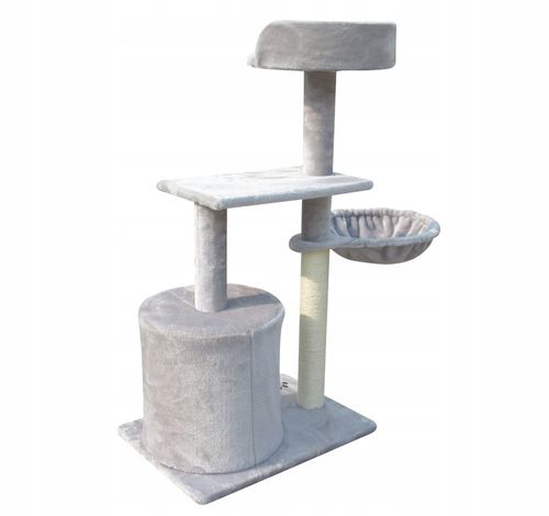 Drapak budka dla kota wieża legowisko domek drabinka sizal słup poziomy na Arena.pl