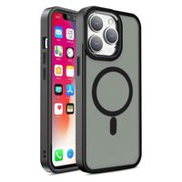 magnetyczne etui z magsafe do iphone 15 pro max otworki pod smycz czarne