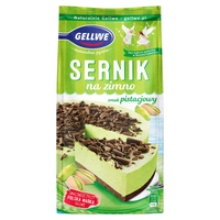 Gellwe Sernik na zimno smak pistacjowy mieszanka do przygotowania 193 g