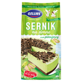 Gellwe Sernik na zimno smak pistacjowy mieszanka do przygotowania 193 g