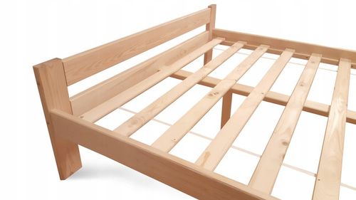 ŁÓŻKO DREWNIANE sosnowe Relax 120x200 + stelaż drewniany na Arena.pl