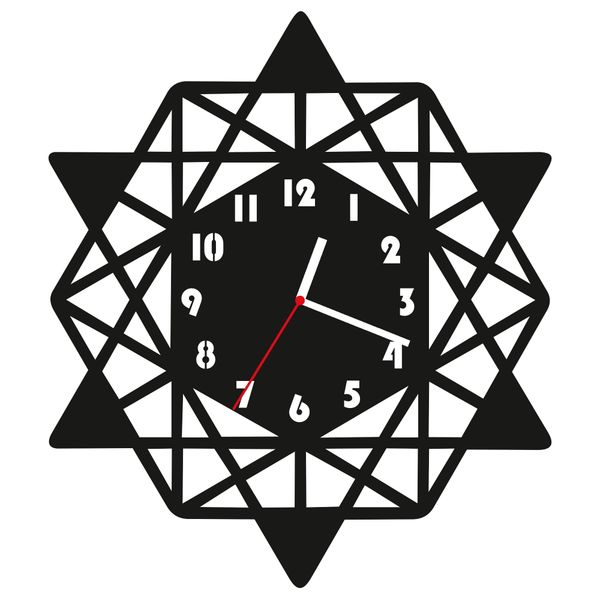 ZEGAR ŚCIENNY GEOMETRIA 38cm M 140.10 zdjęcie 2