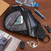 Plecak sportowy mały lekki na ramię pojemny do biegania rower żagle lekki szary T18