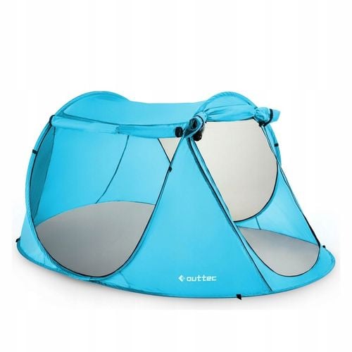 PARAWAN NAMIOT PLAŻOWY SAMOROZKŁADAJĄCY ZAMYKANY Z DASZKIEM OUTTEC na Arena.pl
