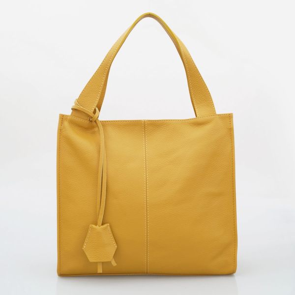 VERA PELLE torebka damska skórzana shopper klasyczna na ramię V074 c.taupe zdjęcie 5