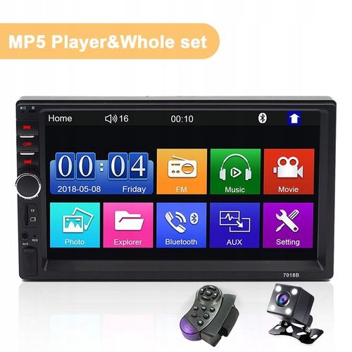 Z całym zestawem stylu Radio samochodowe 7018B 7'' 2Din FM Bluetooth MP5 na Arena.pl
