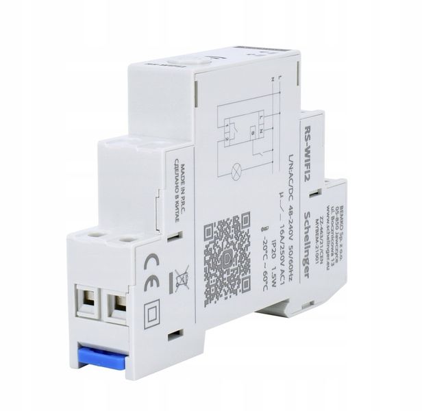 PROGRAMATOR CZASOWY ASTRONOMICZNY WIFI 48-240V AC/DC A26-RS-WIFI2 TUYA zdjęcie 3