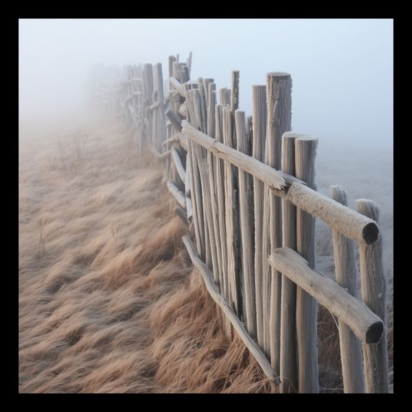 Plakat 20x20cm Mgła nad Wydmami zdjęcie 2